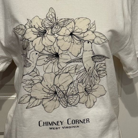 Floral Graphic T-Shirt color changing in the sun, women’s SM - Picture 3 of 6